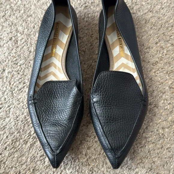 Nicholas Kirkwood Beya Flats Black Women’s size 38/US 7.5 - Picture 4 of 6